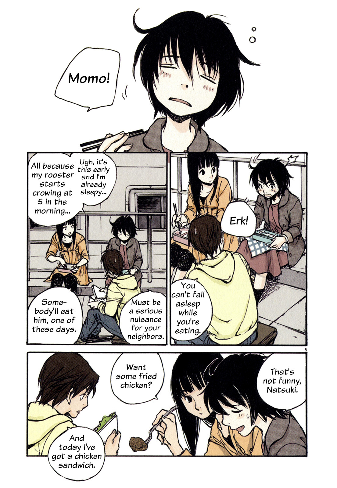 Momonchi Chapter 3 page 4 - Chapter 3: Autumn Goodbyes and the Mysterious Girl
