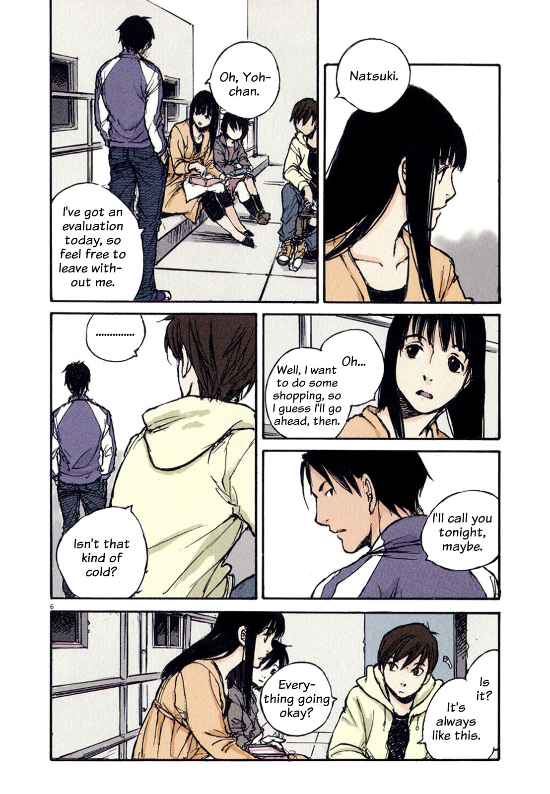 Momonchi Chapter 3 page 5 - Chapter 3: Autumn Goodbyes and the Mysterious Girl