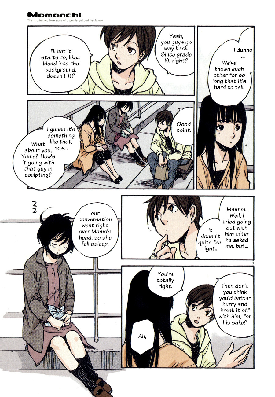 Momonchi Chapter 3 page 6 - Chapter 3: Autumn Goodbyes and the Mysterious Girl