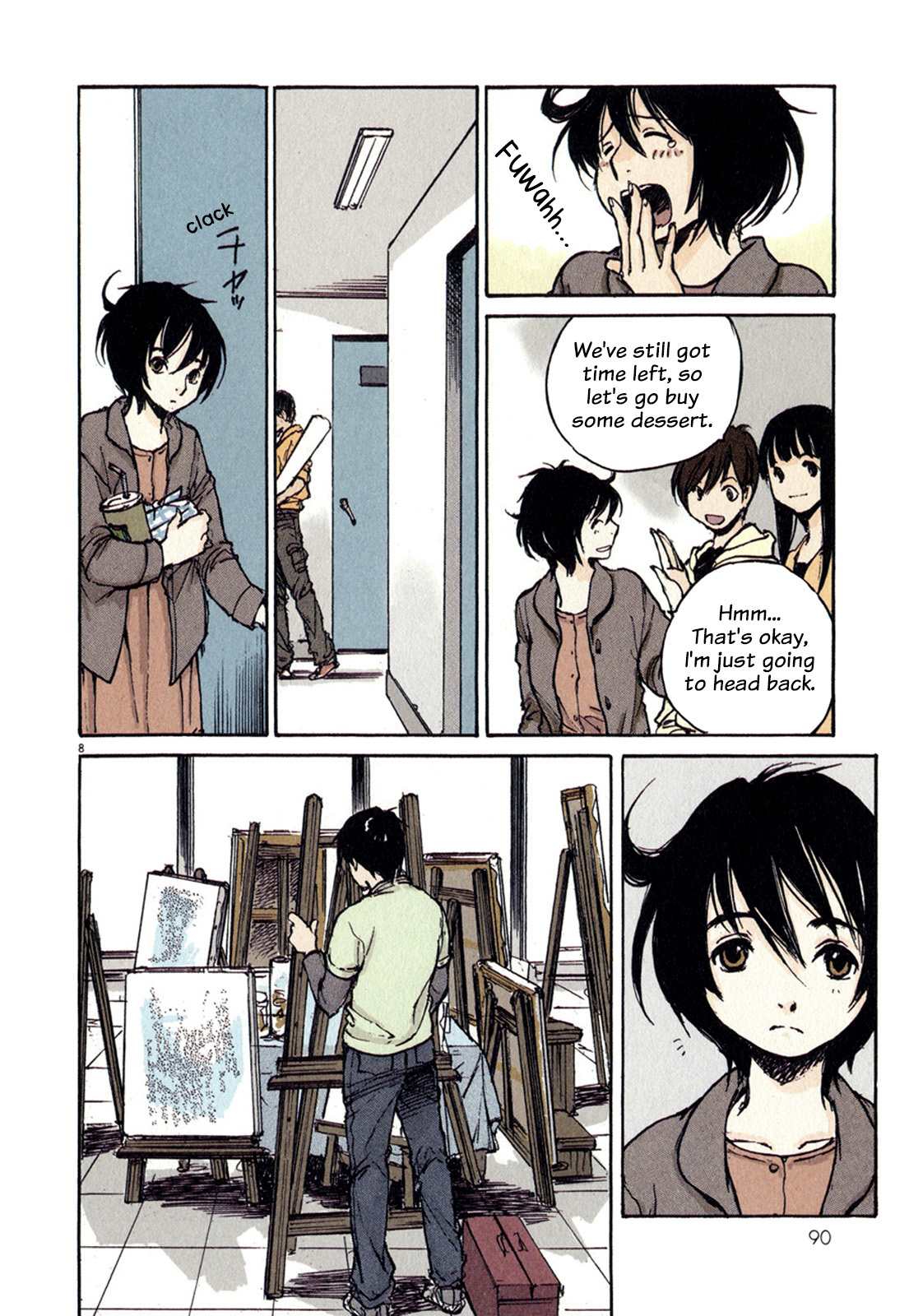 Momonchi Chapter 3 page 7 - Chapter 3: Autumn Goodbyes and the Mysterious Girl