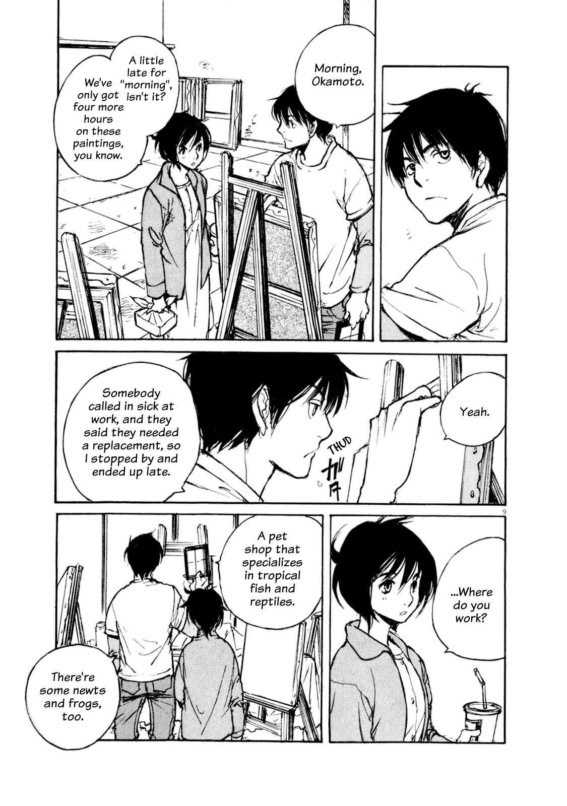 Momonchi Chapter 3 page 8 - Chapter 3: Autumn Goodbyes and the Mysterious Girl