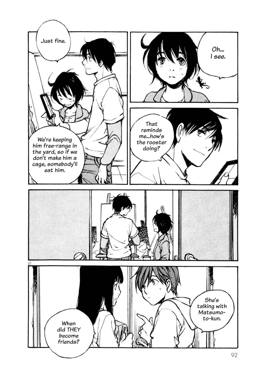 Momonchi Chapter 3 page 9 - Chapter 3: Autumn Goodbyes and the Mysterious Girl