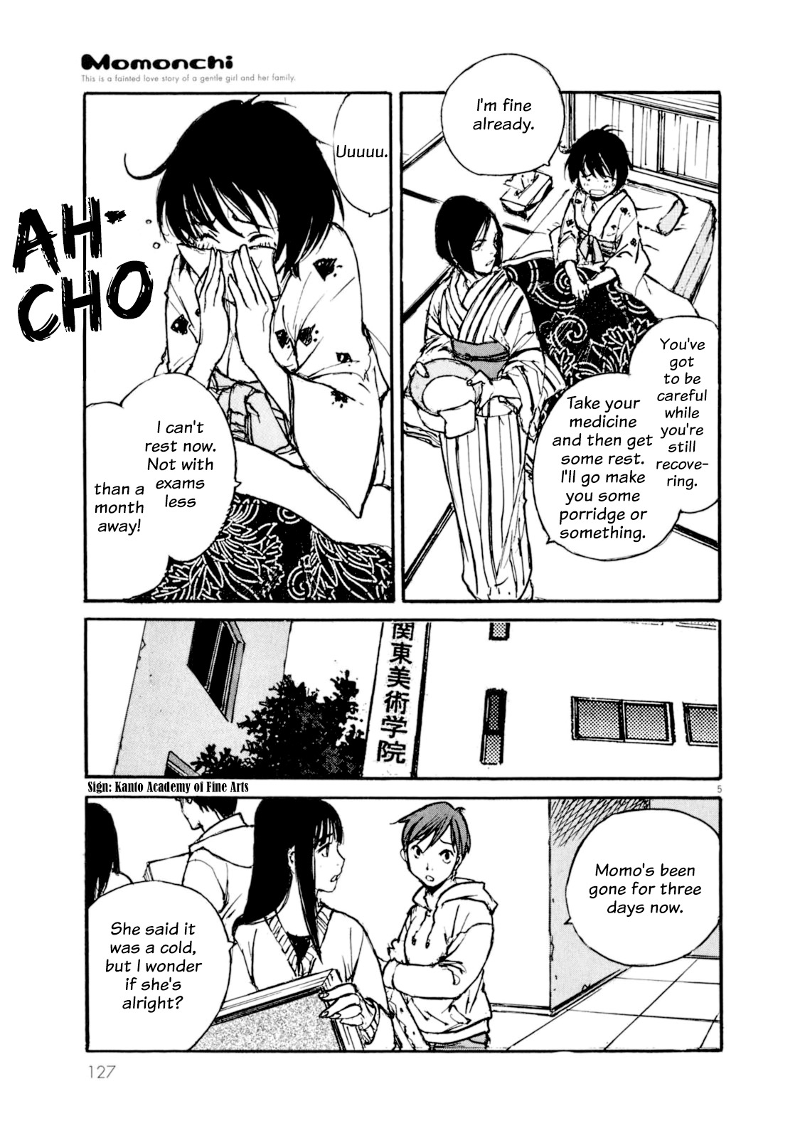 Momonchi Chapter 4 page 4 - Chapter 4: Winter Runners