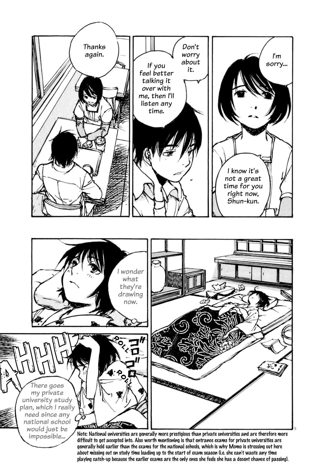 Momonchi Chapter 4 page 8 - Chapter 4: Winter Runners