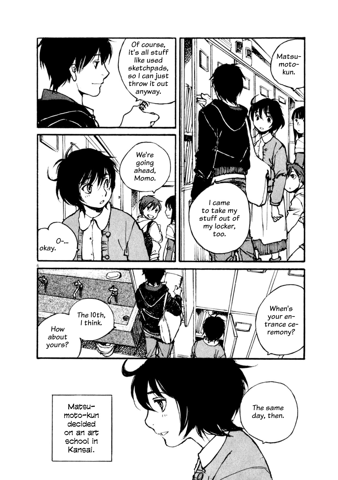 Momonchi Chapter 5 page 8 - Chapter 5: Spring Goodbyes