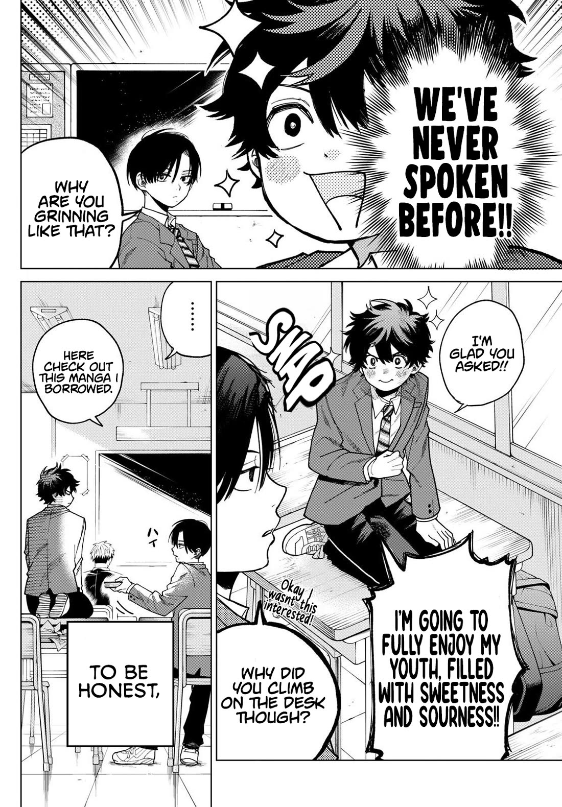 Momose Akira's First Love is a Failure. Chapter 1 page 4 - Chapter 1: Straight Ahead