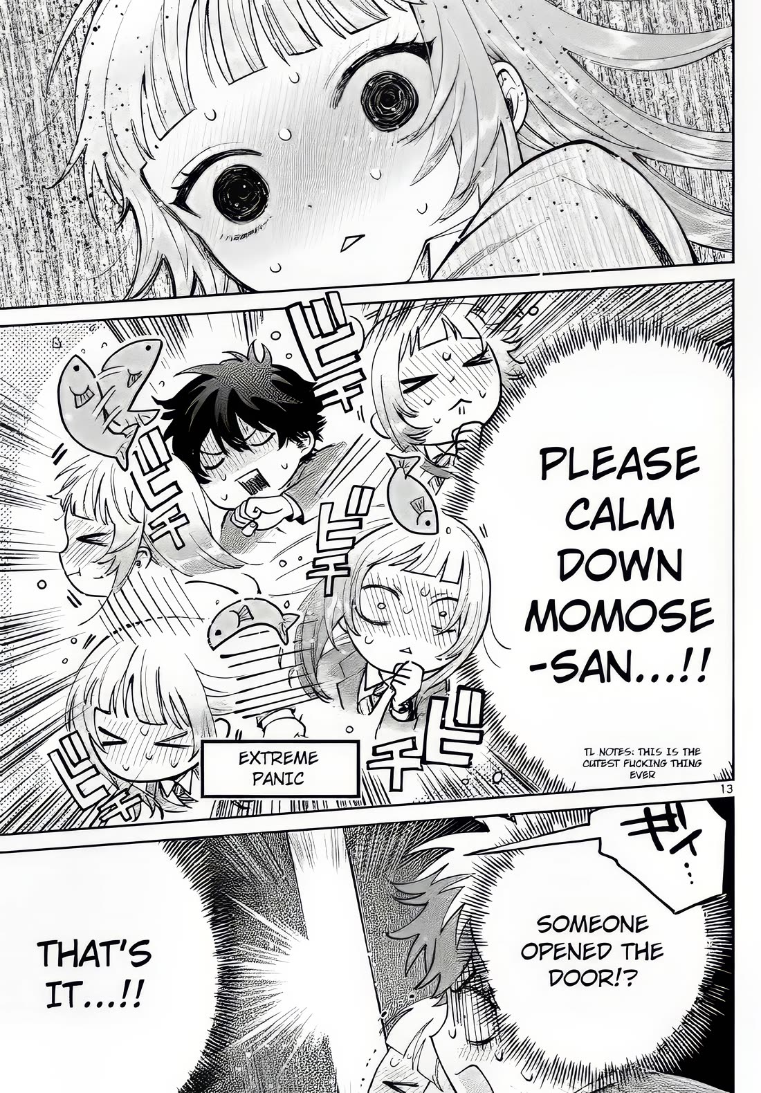Momose Akira's First Love is a Failure. Chapter 11 page 13 - Chapter 11: Heart thumping at zero distance