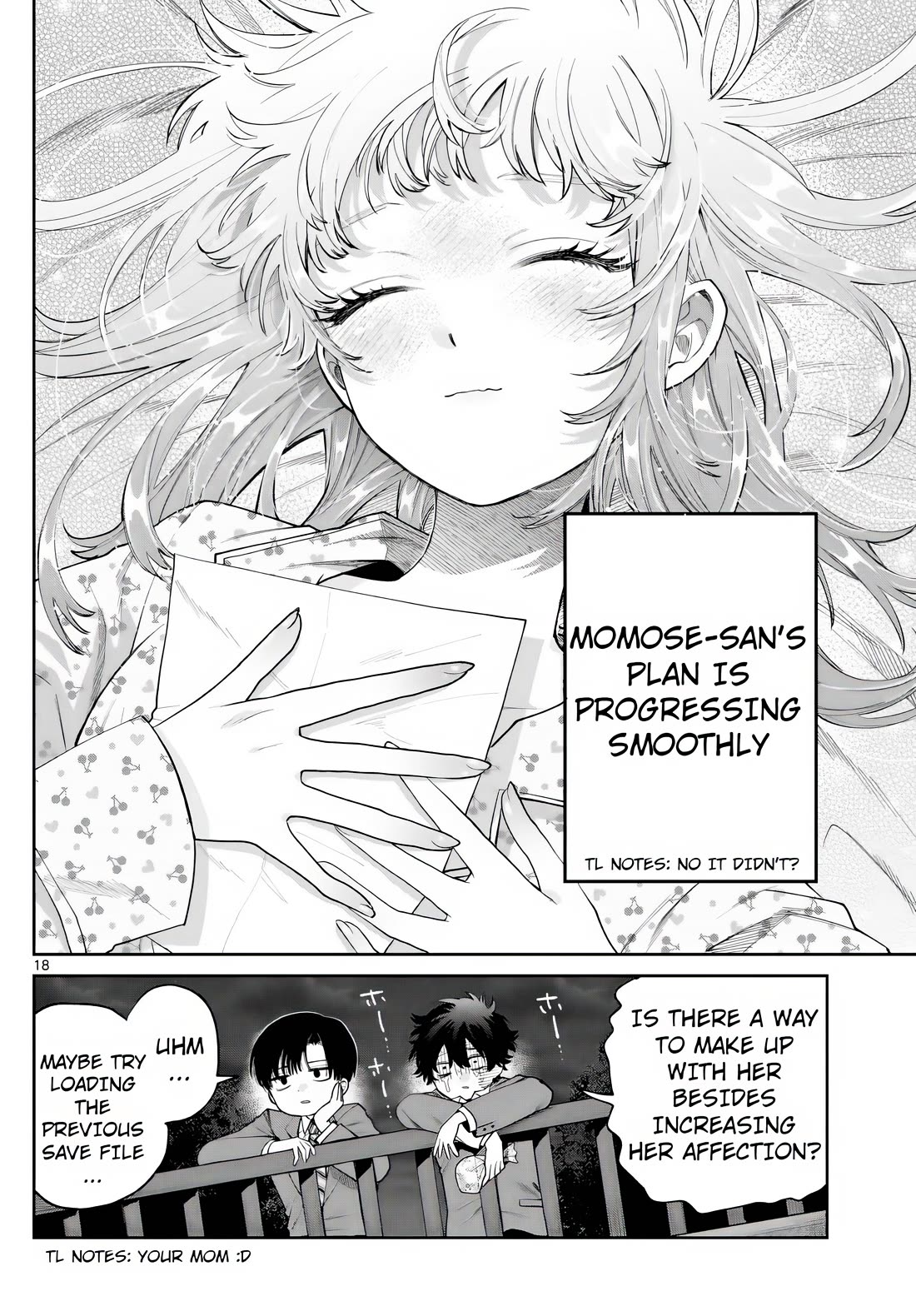 Momose Akira's First Love is a Failure. Chapter 11 page 18 - Chapter 11: Heart thumping at zero distance