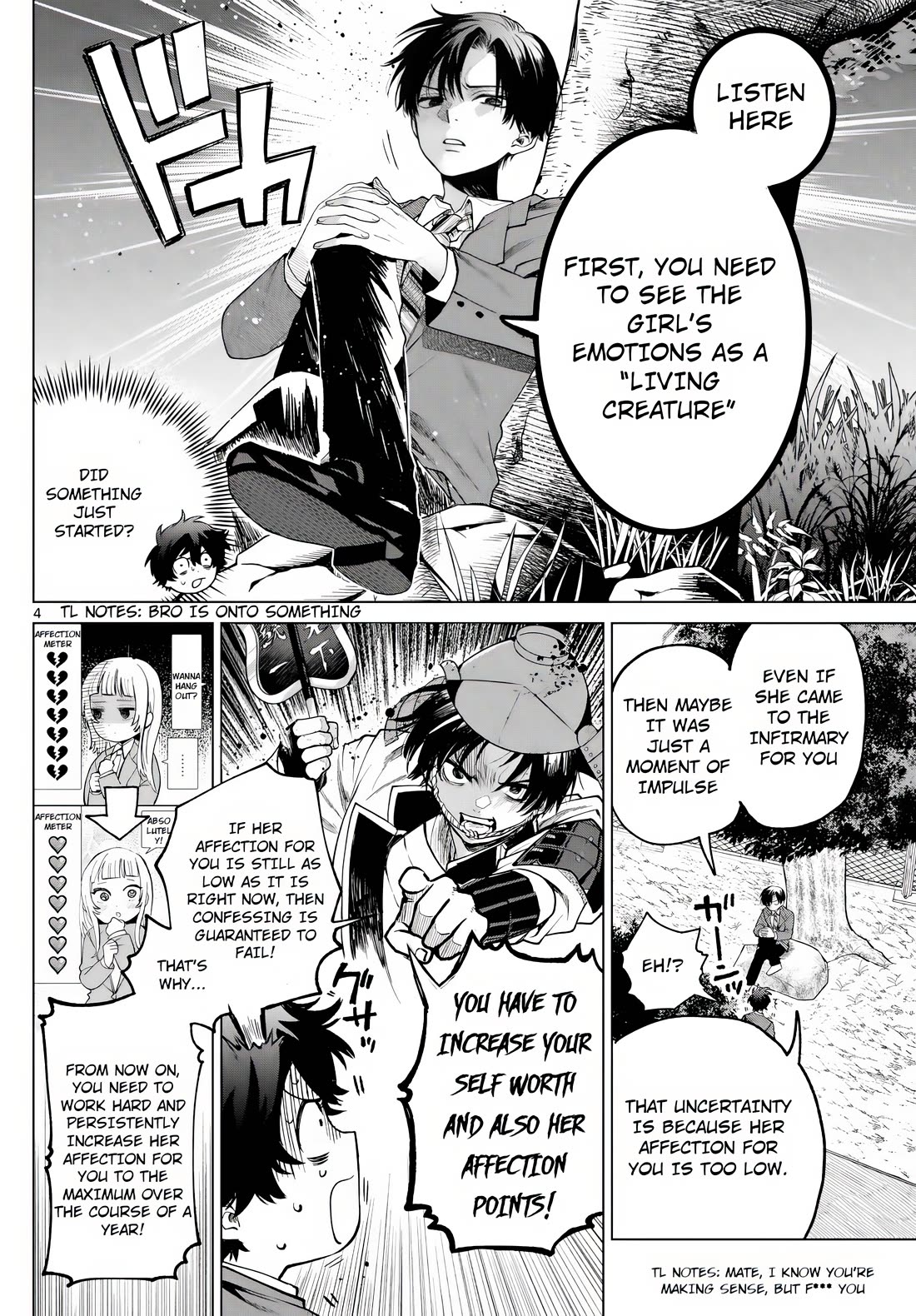 Momose Akira's First Love is a Failure. Chapter 11 page 4 - Chapter 11: Heart thumping at zero distance