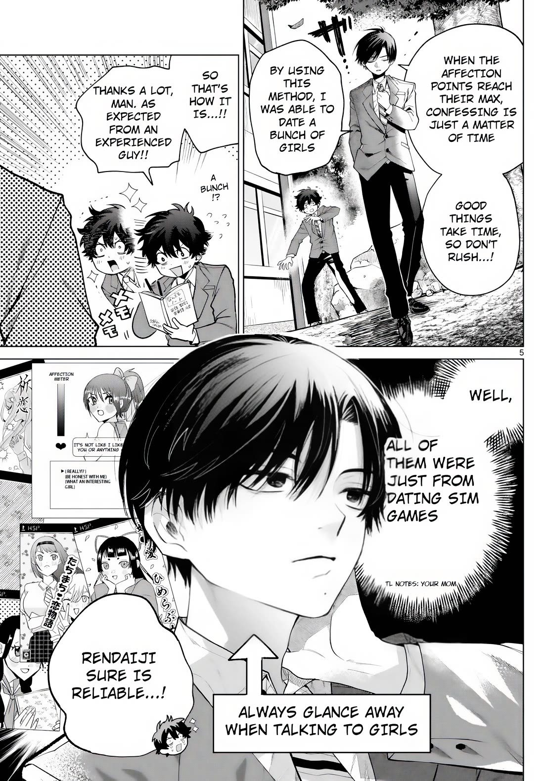 Momose Akira's First Love is a Failure. Chapter 11 page 5 - Chapter 11: Heart thumping at zero distance