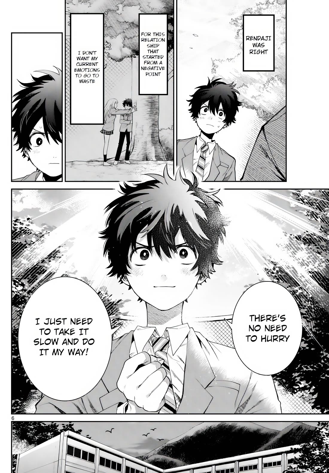 Momose Akira's First Love is a Failure. Chapter 11 page 6 - Chapter 11: Heart thumping at zero distance