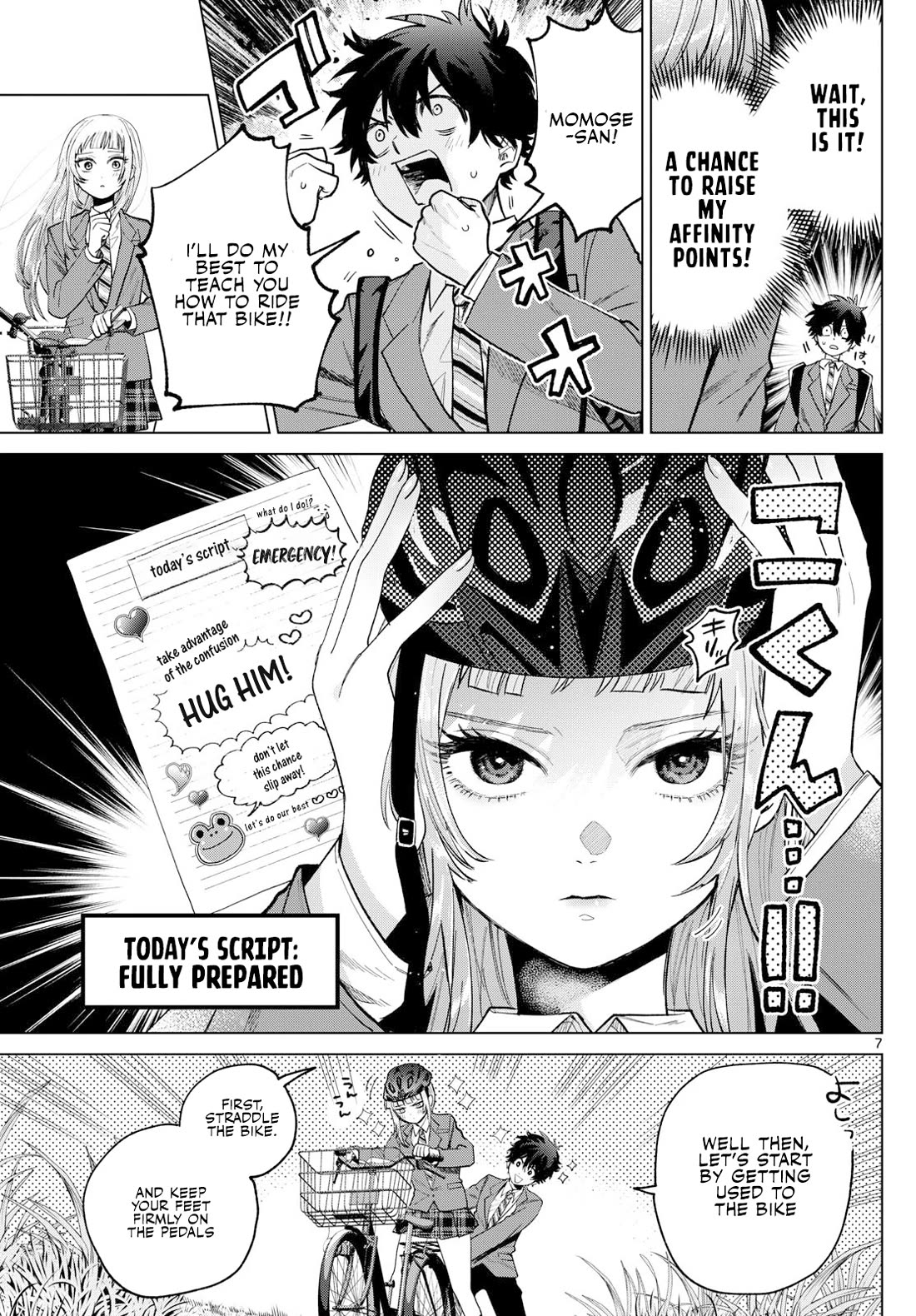 Momose Akira's First Love is a Failure. Chapter 12 page 7 - Chapter 12: The Tribulations of the Bicycle