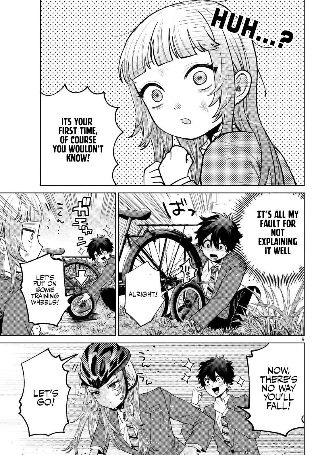 Momose Akira's First Love is a Failure. Chapter 12 page 9 - Chapter 12: The Tribulations of the Bicycle