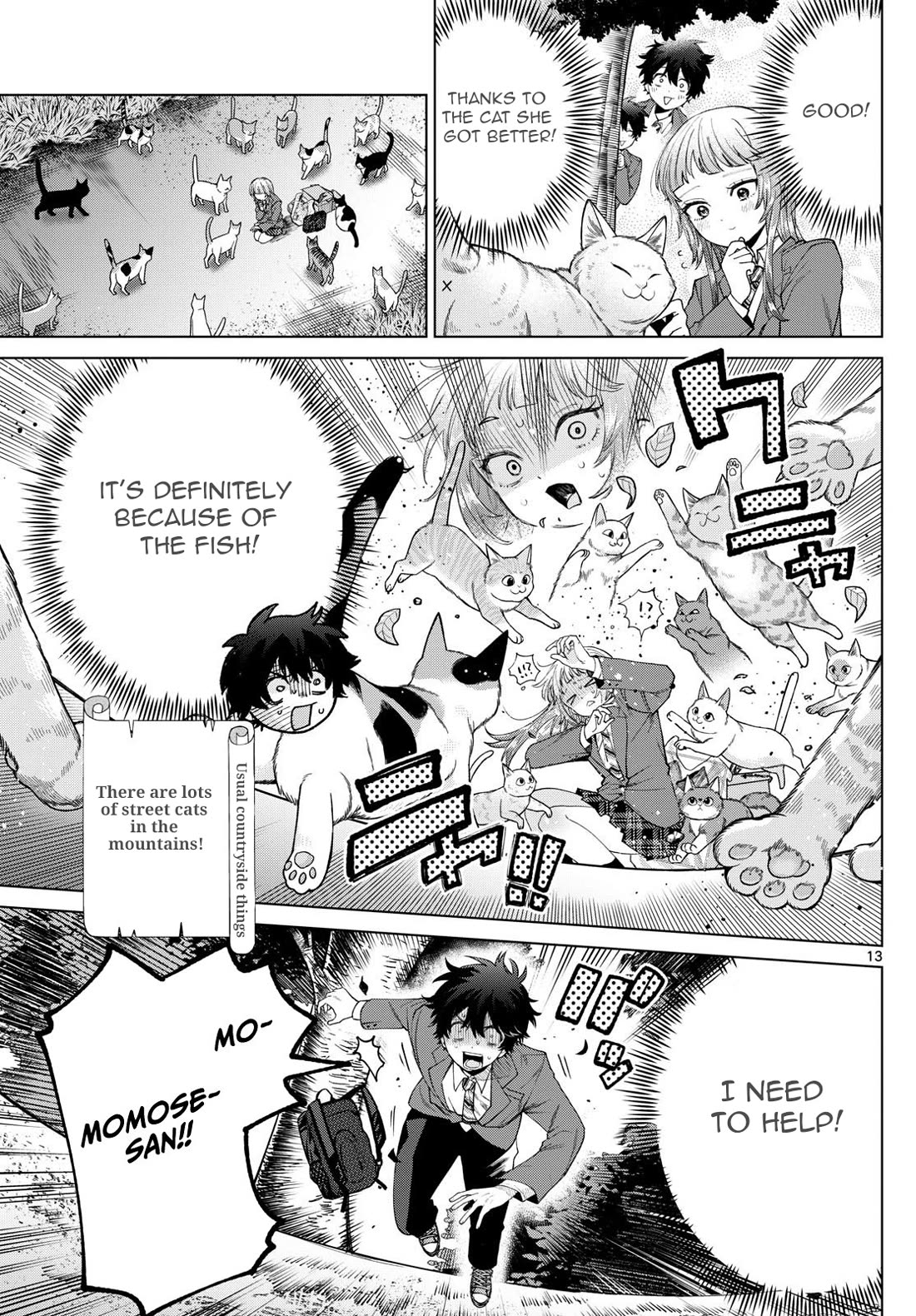 Momose Akira's First Love is a Failure. Chapter 13 page 14 - Chapter 13: Observing the secret way back
