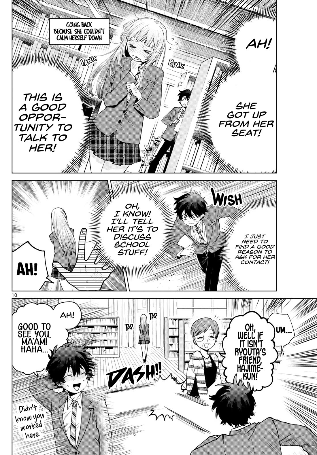 Momose Akira's First Love is a Failure. Chapter 15 page 10 - Chapter 15: Library Mission