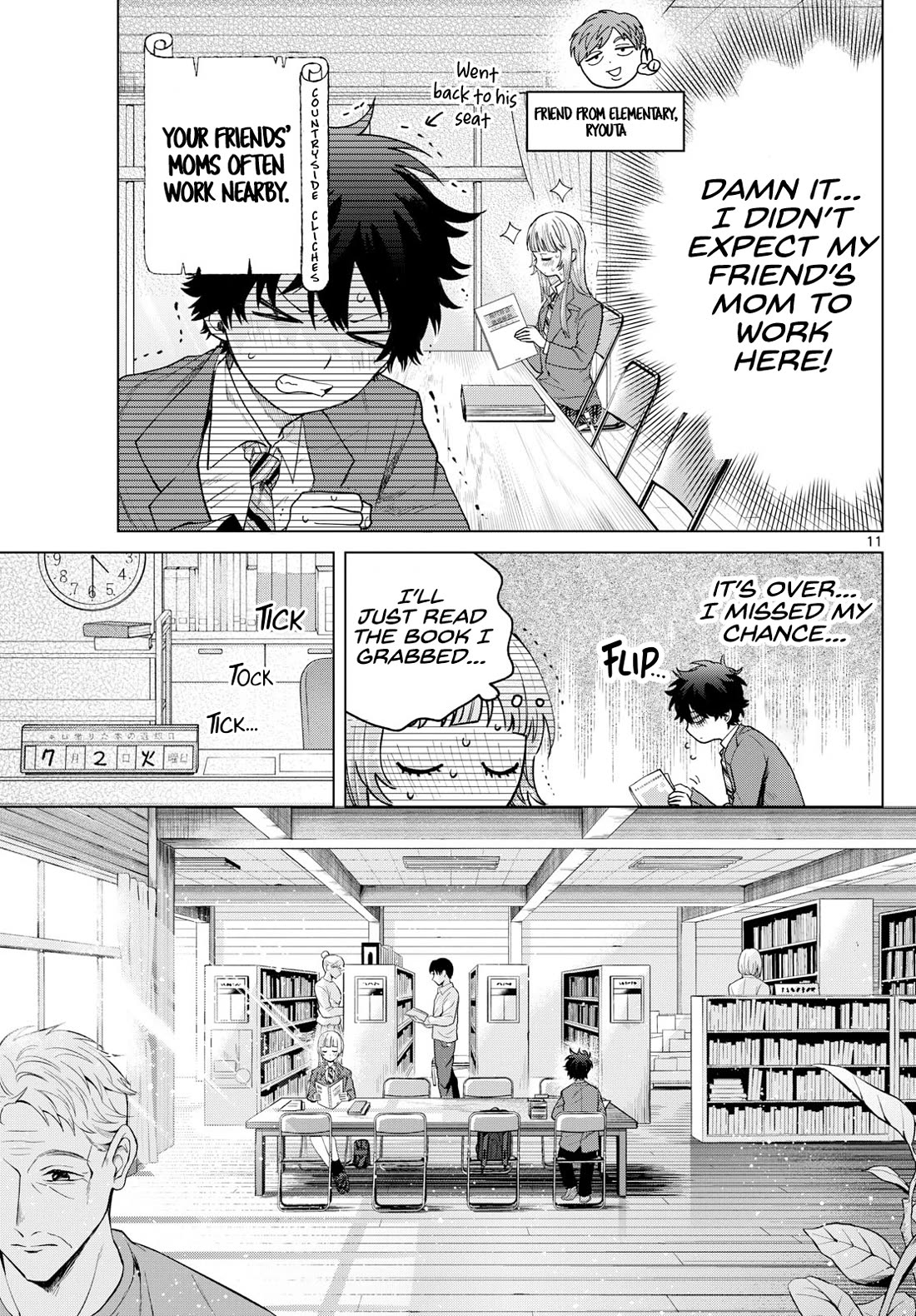 Momose Akira's First Love is a Failure. Chapter 15 page 11 - Chapter 15: Library Mission