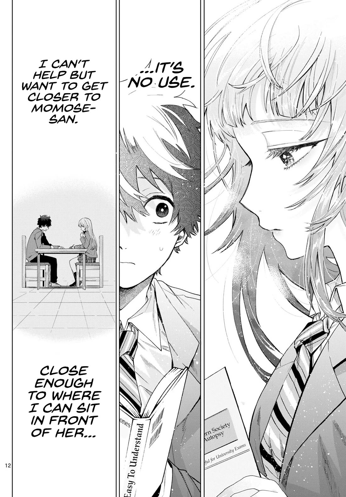Momose Akira's First Love is a Failure. Chapter 15 page 12 - Chapter 15: Library Mission