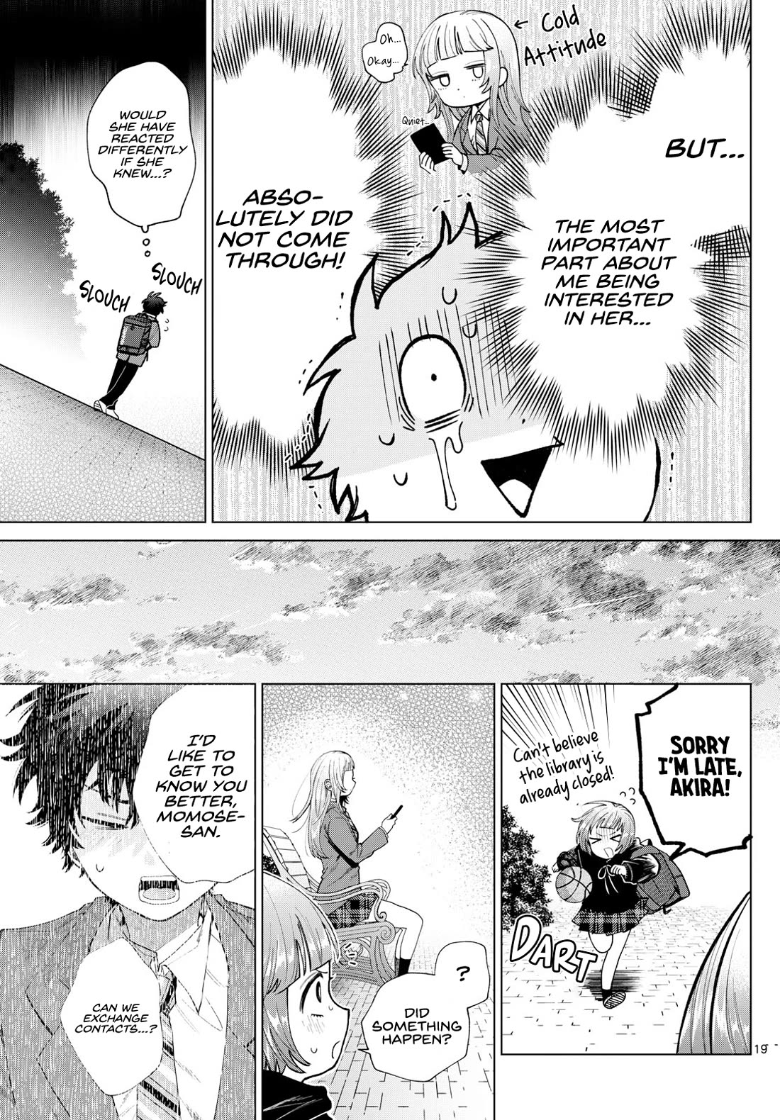 Momose Akira's First Love is a Failure. Chapter 15 page 19 - Chapter 15: Library Mission