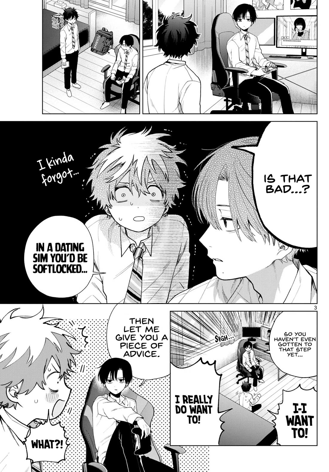 Momose Akira's First Love is a Failure. Chapter 15 page 3 - Chapter 15: Library Mission