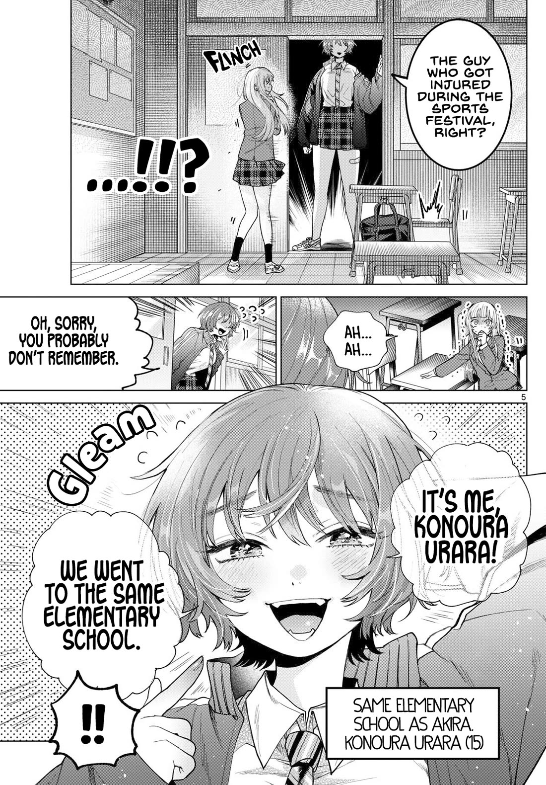 Momose Akira's First Love is a Failure. Chapter 16 page 5 - Chapter 16: Positivity Runs Amok