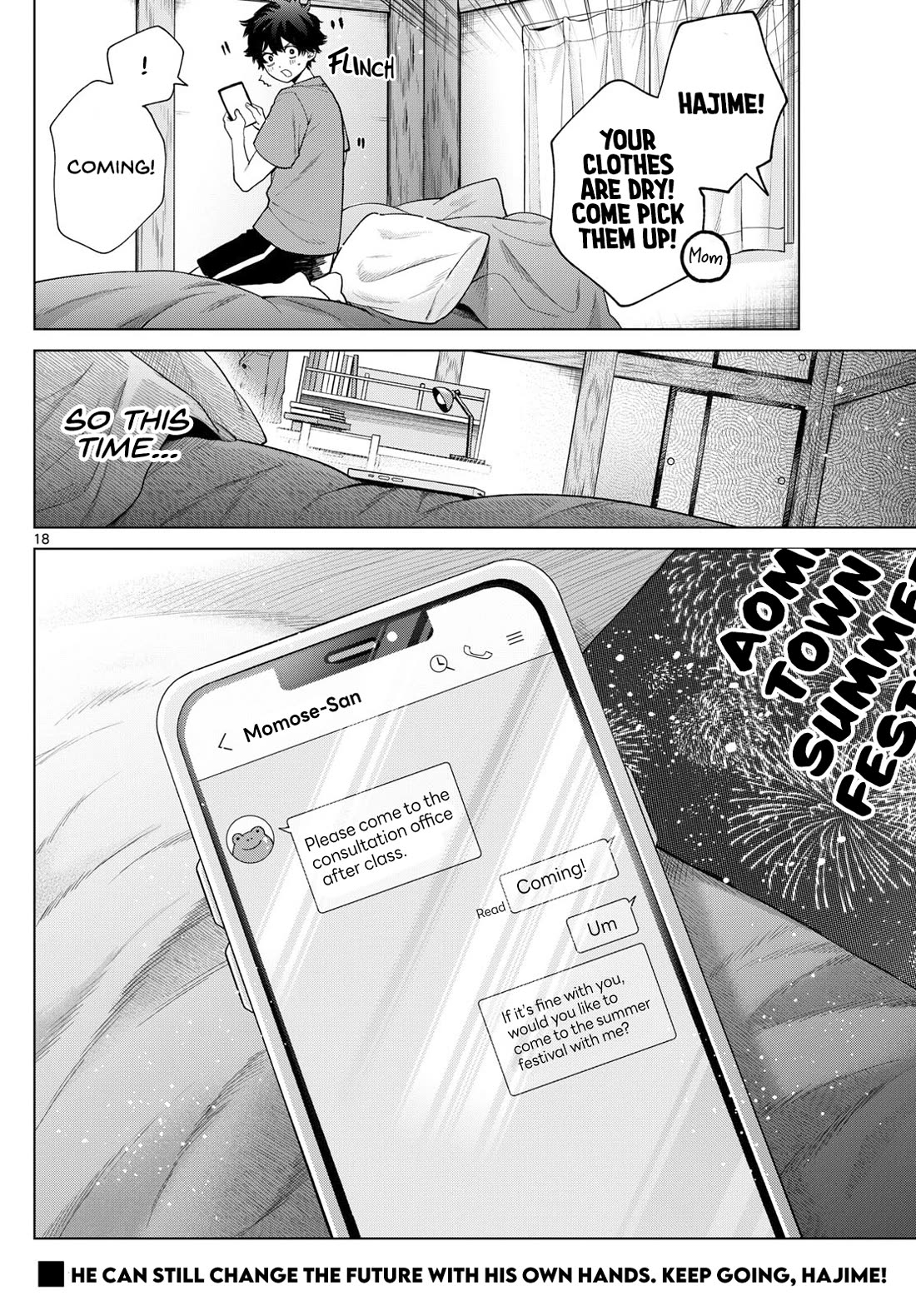 Momose Akira's First Love is a Failure. Chapter 17 page 18 - Chapter 17: Imaginary Future in Progress