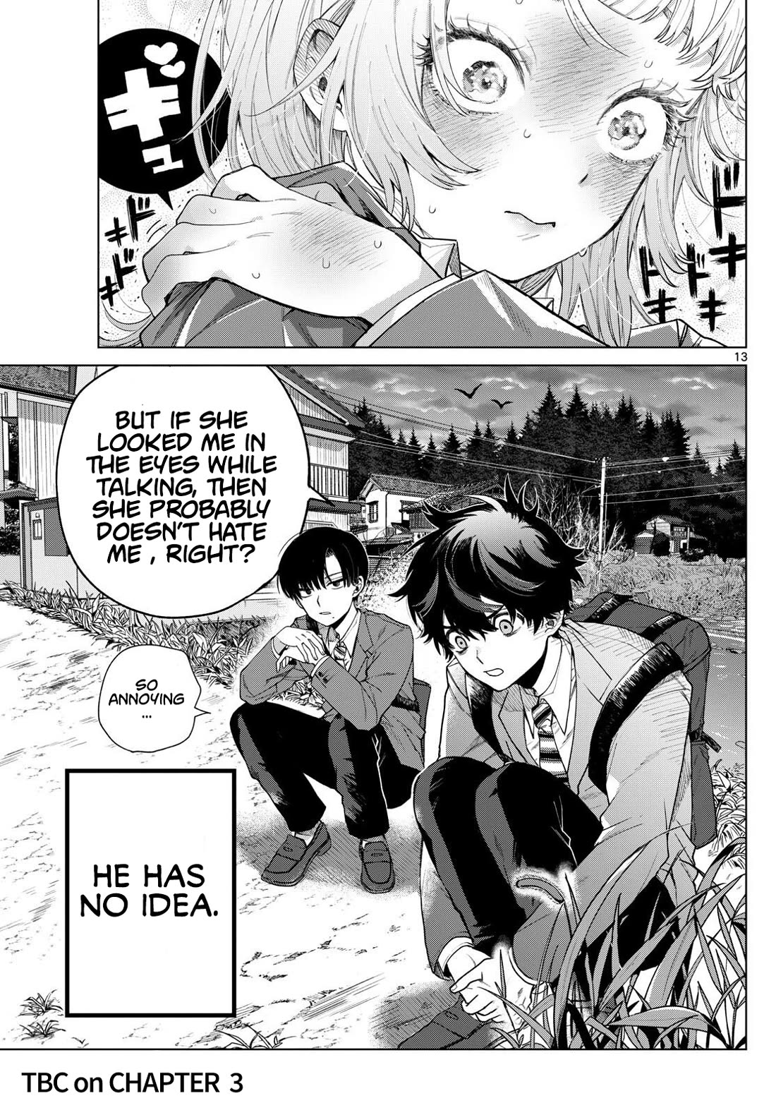 Momose Akira's First Love is a Failure. Chapter 2 page 13 - Chapter 2: Everything is going wrong