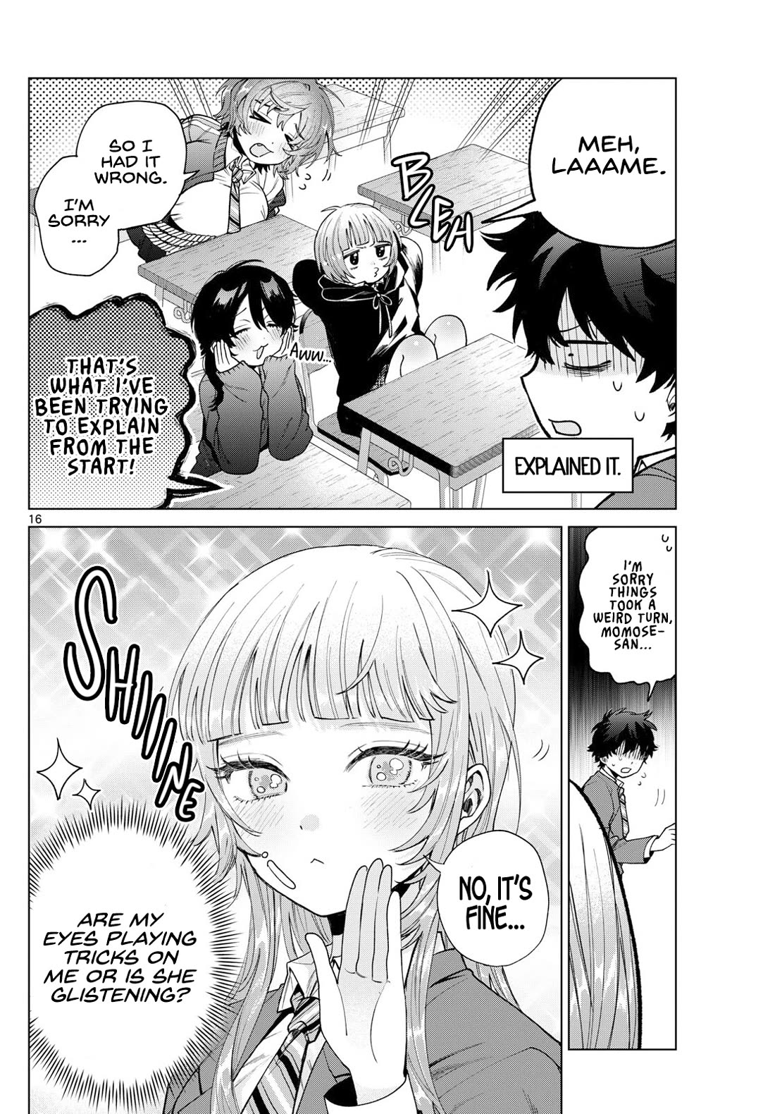 Momose Akira's First Love is a Failure. Chapter 22 page 16 - Chapter 22: Accident or Incident?