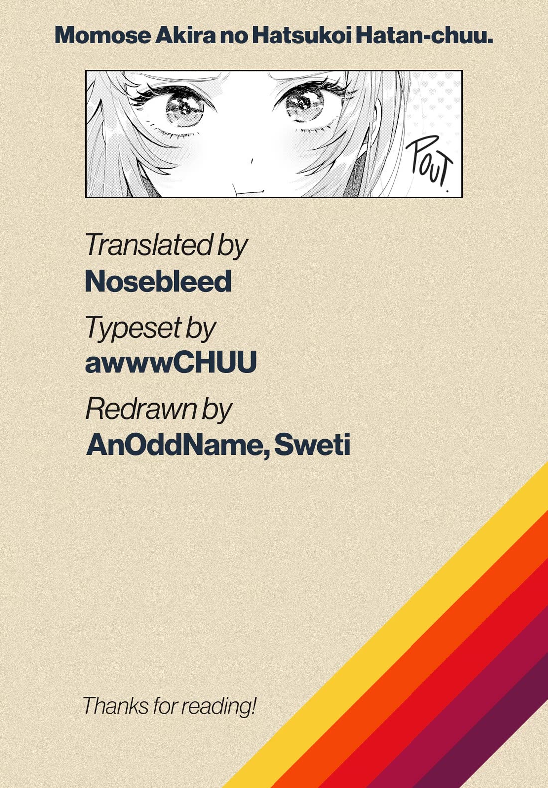 Momose Akira's First Love is a Failure. Chapter 22 page 19 - Chapter 22: Accident or Incident?