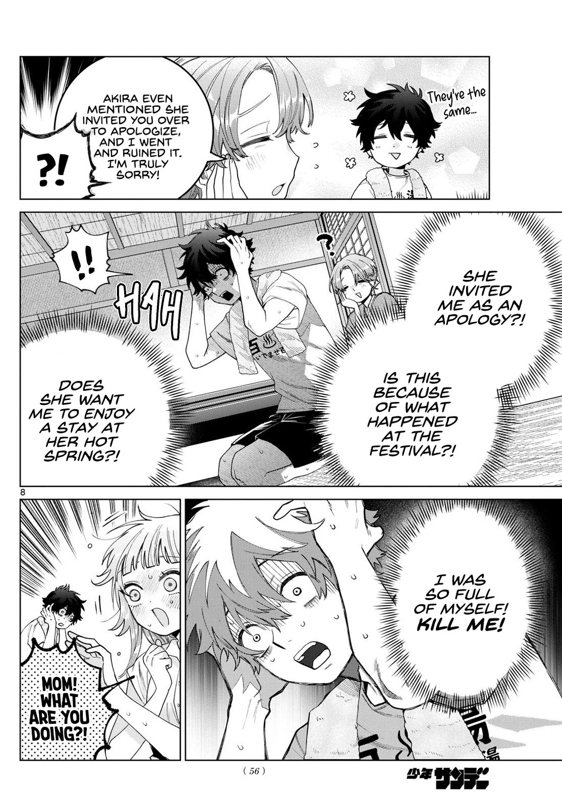 Momose Akira's First Love is a Failure. Chapter 28 page 8 - Chapter 28: Meeting the Scary Mom