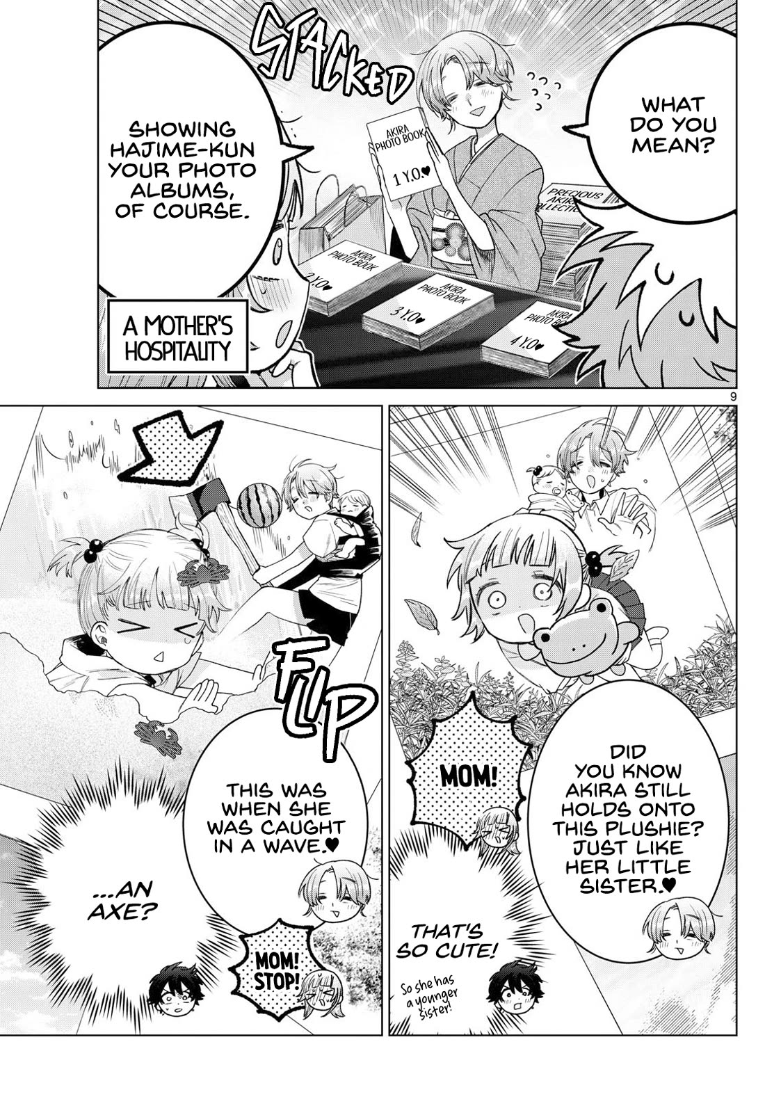 Momose Akira's First Love is a Failure. Chapter 28 page 9 - Chapter 28: Meeting the Scary Mom
