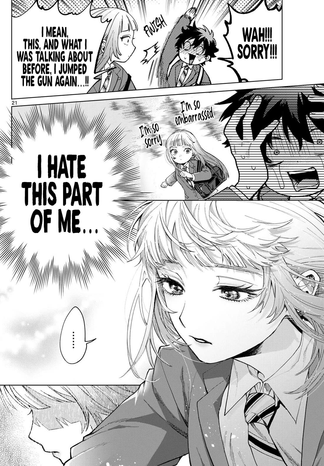 Momose Akira's First Love is a Failure. Chapter 3 page 21 - Chapter 3: Totally Jumping the Gun