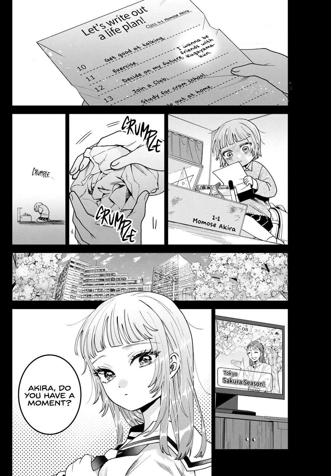 Momose Akira's First Love is a Failure. Chapter 32 page 14 - Chapter 32: Remembering That Day