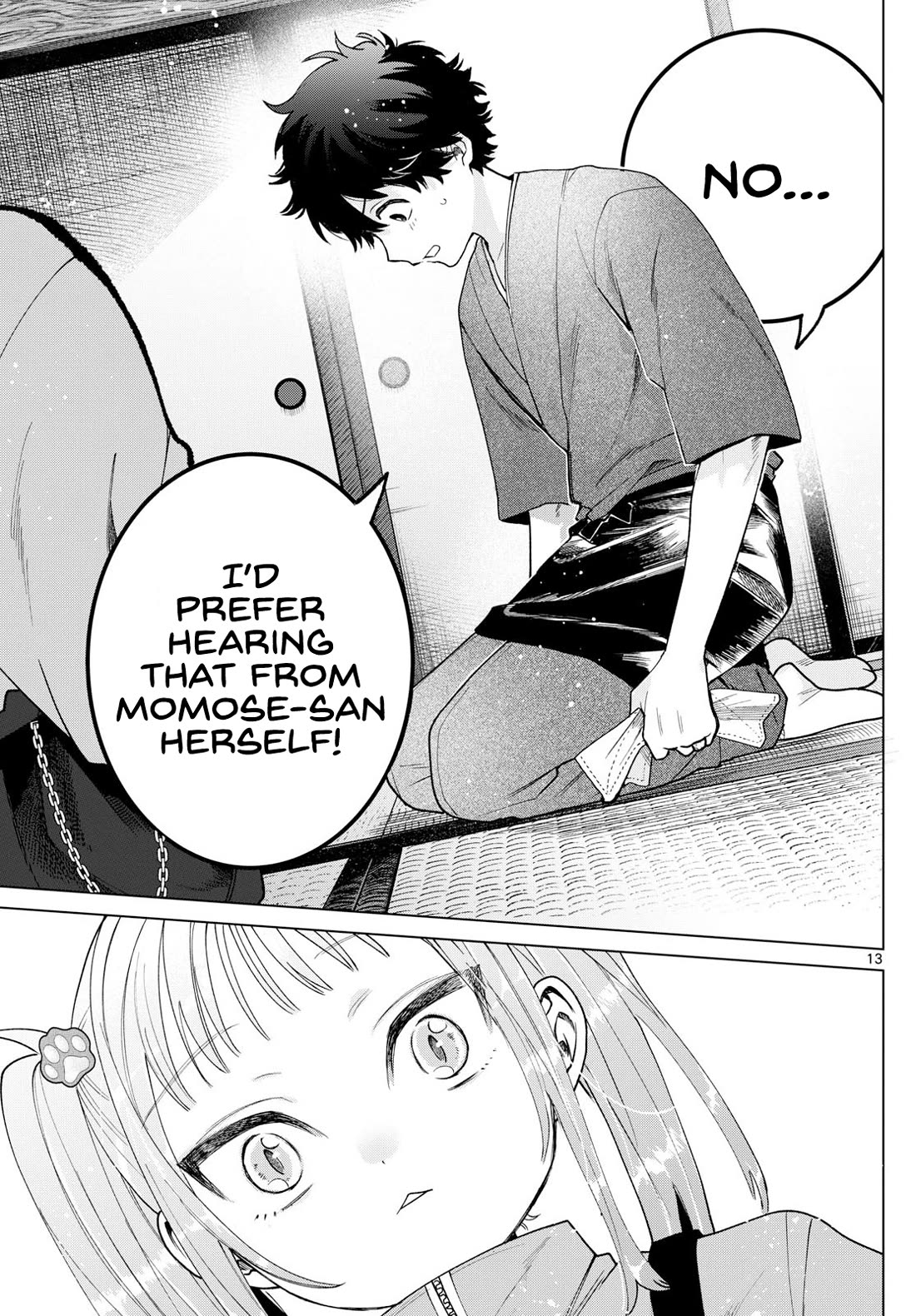 Momose Akira's First Love is a Failure. Chapter 34 page 13 - Chapter 34: Clumsy Master Assistant