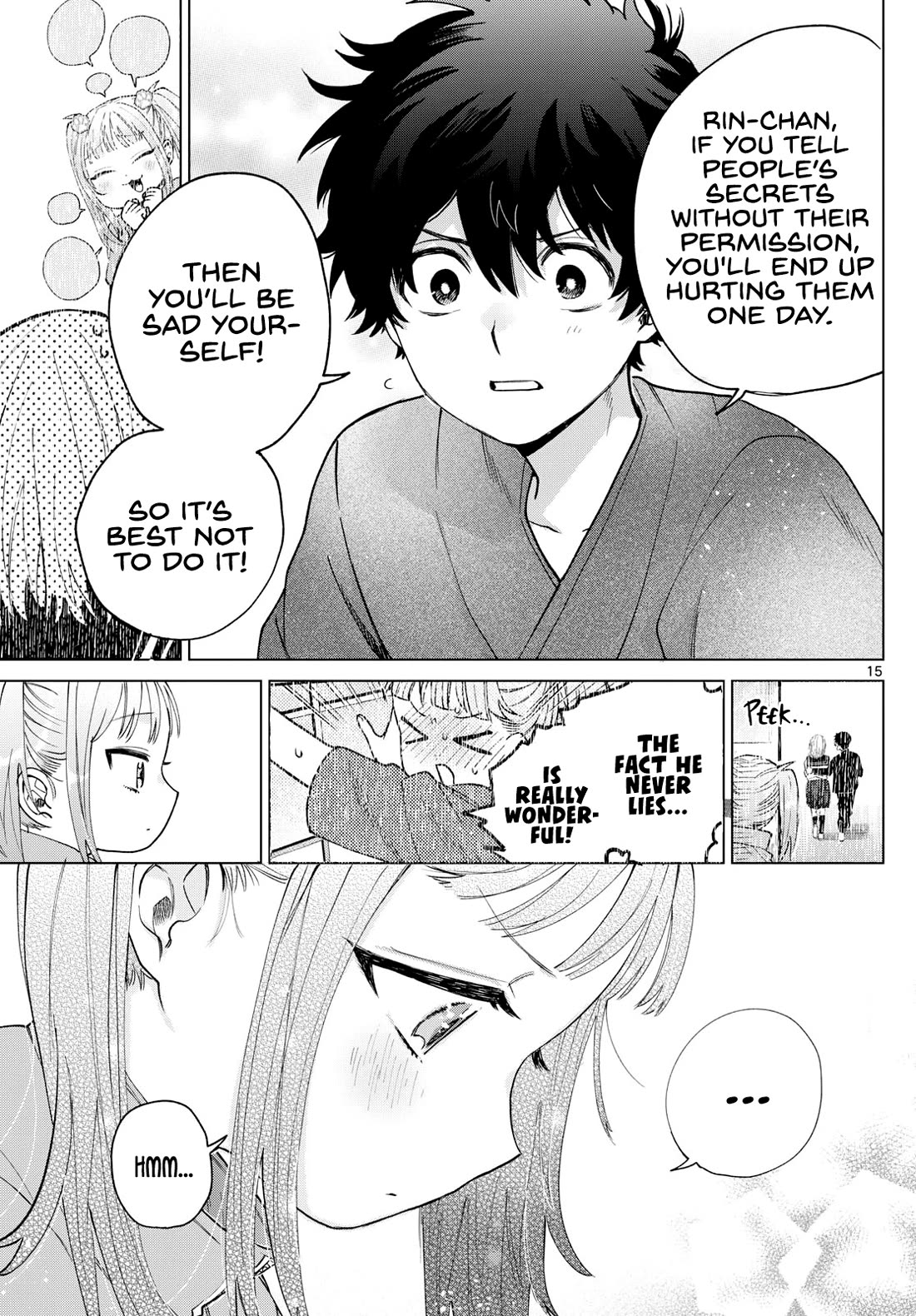 Momose Akira's First Love is a Failure. Chapter 34 page 15 - Chapter 34: Clumsy Master Assistant