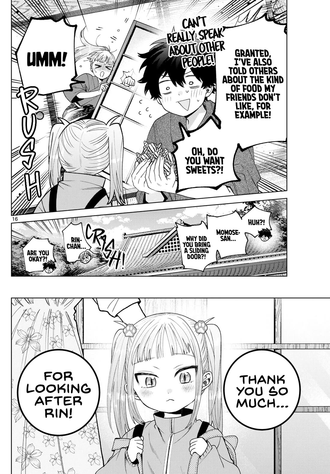 Momose Akira's First Love is a Failure. Chapter 34 page 16 - Chapter 34: Clumsy Master Assistant