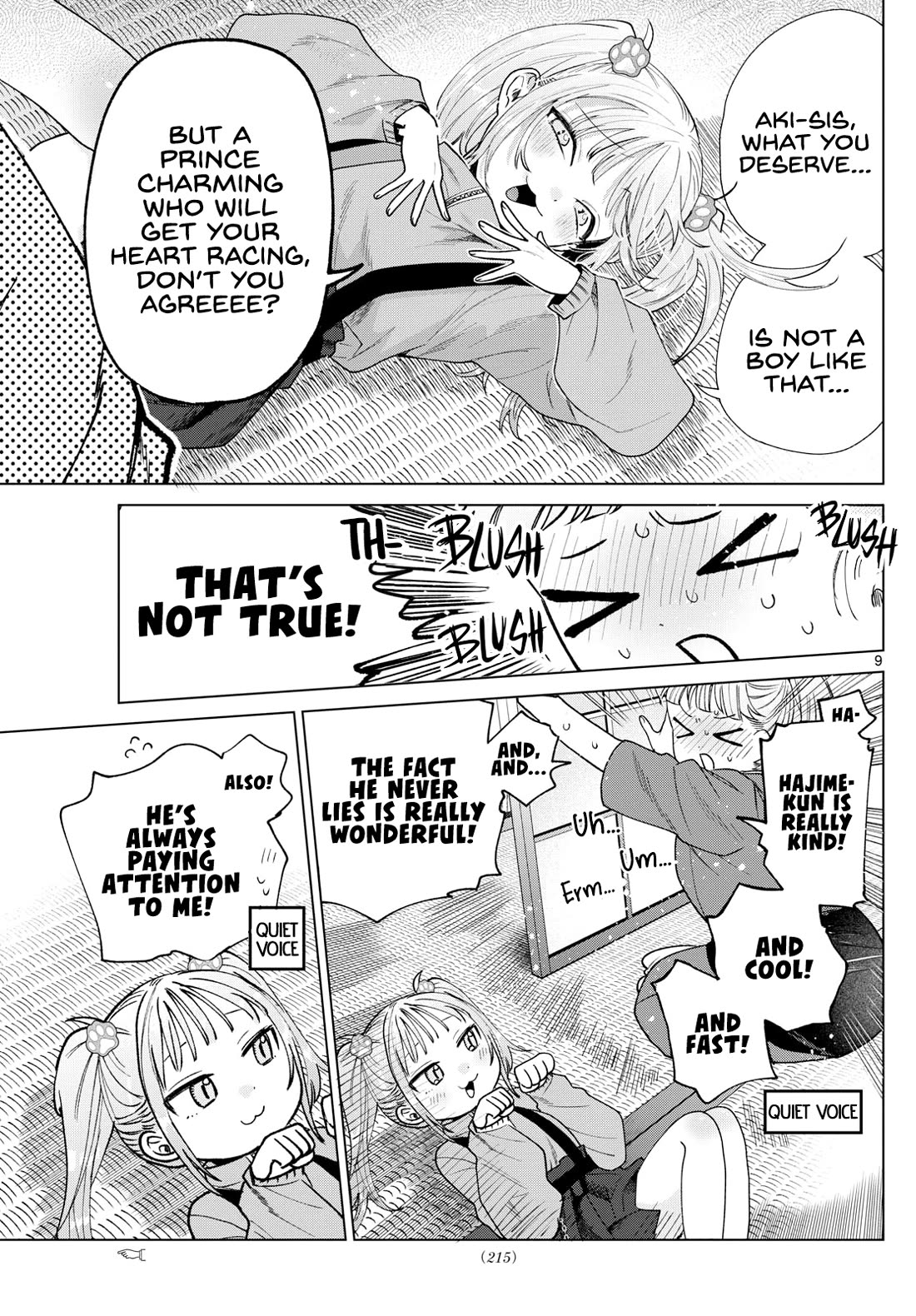 Momose Akira's First Love is a Failure. Chapter 34 page 9 - Chapter 34: Clumsy Master Assistant