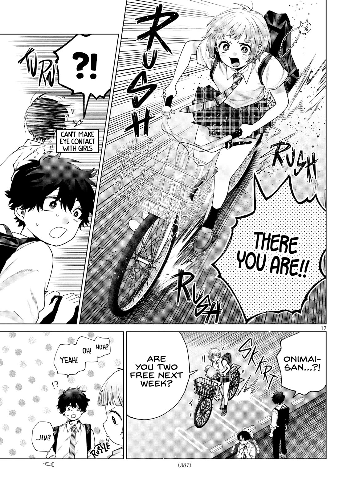 Momose Akira's First Love is a Failure. Chapter 36 page 17 - Chapter 36: Heartbeats and Pains, Coming and Going