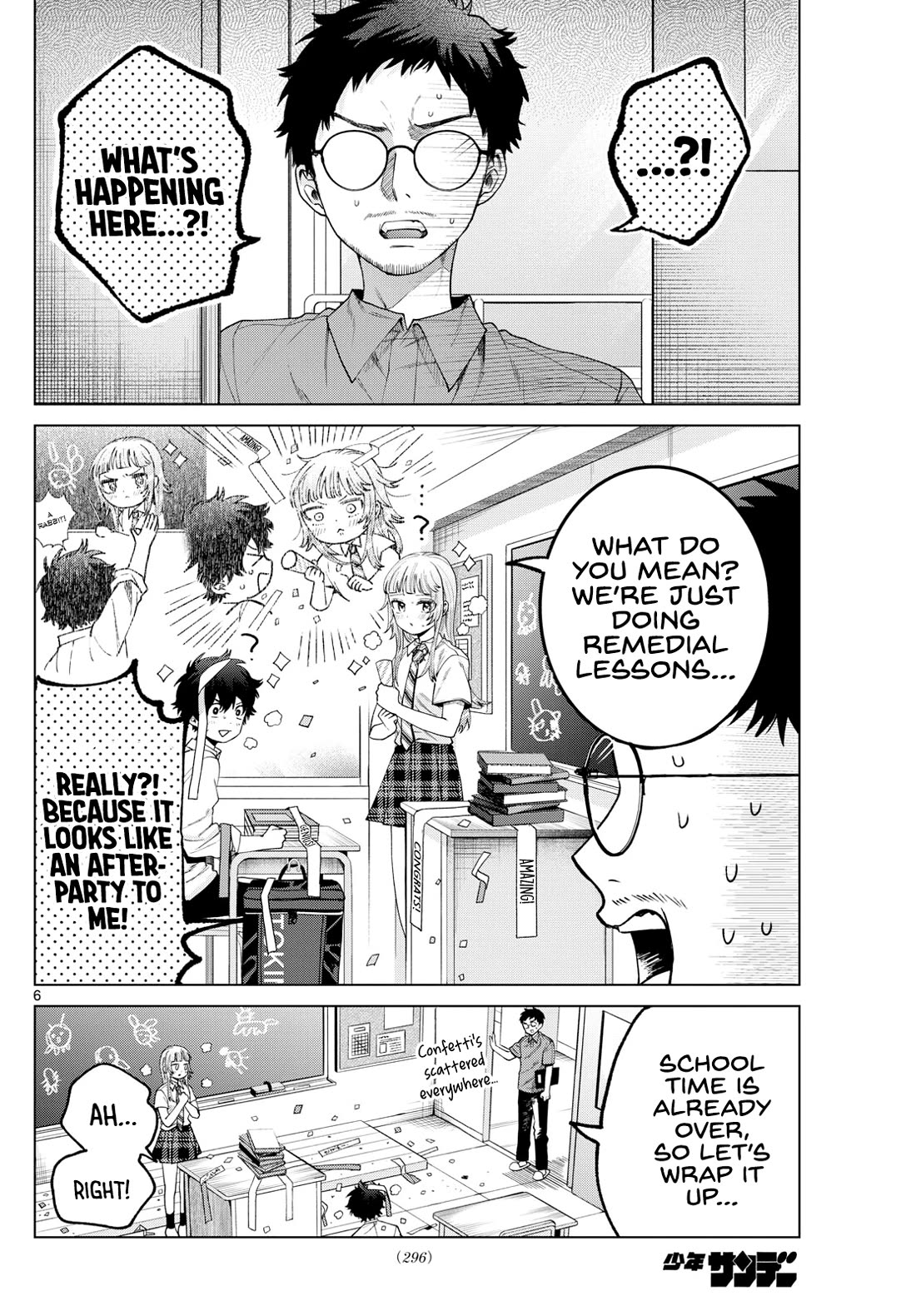 Momose Akira's First Love is a Failure. Chapter 36 page 6 - Chapter 36: Heartbeats and Pains, Coming and Going