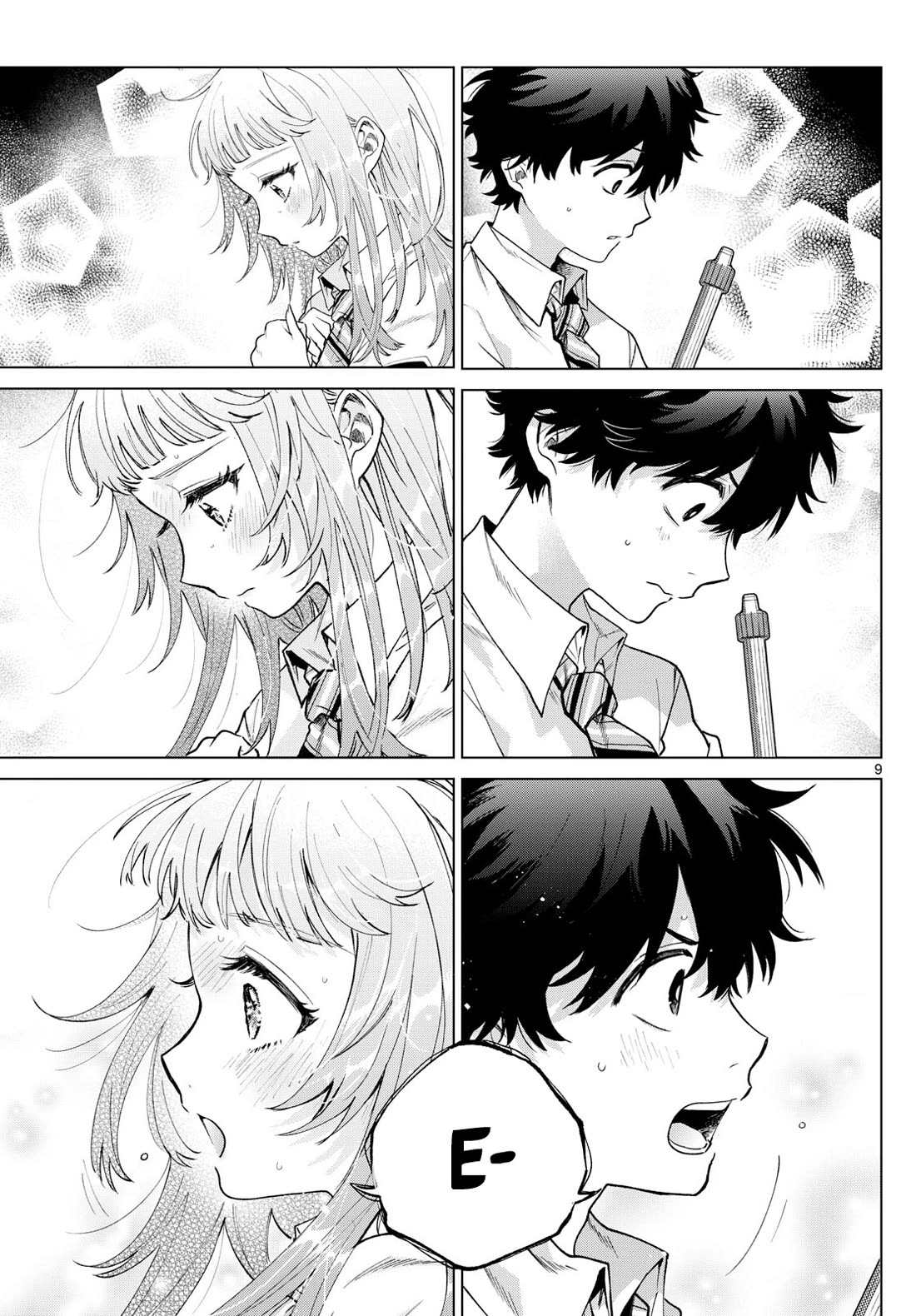 Momose Akira's First Love is a Failure. Chapter 36 page 9 - Chapter 36: Heartbeats and Pains, Coming and Going