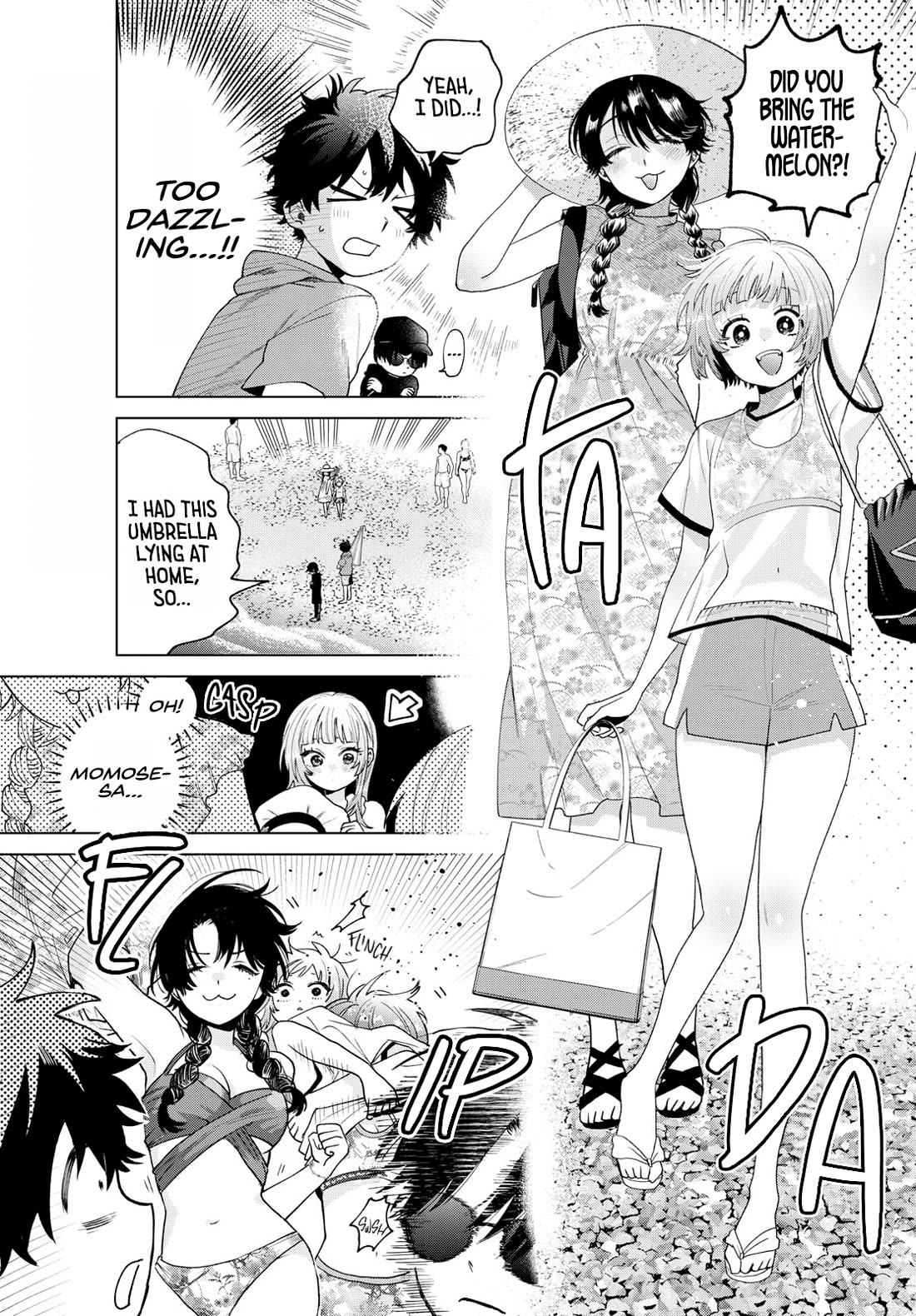 Momose Akira's First Love is a Failure. Chapter 37 page 5 - Chapter 37: Chilling at the Midsummer Beach