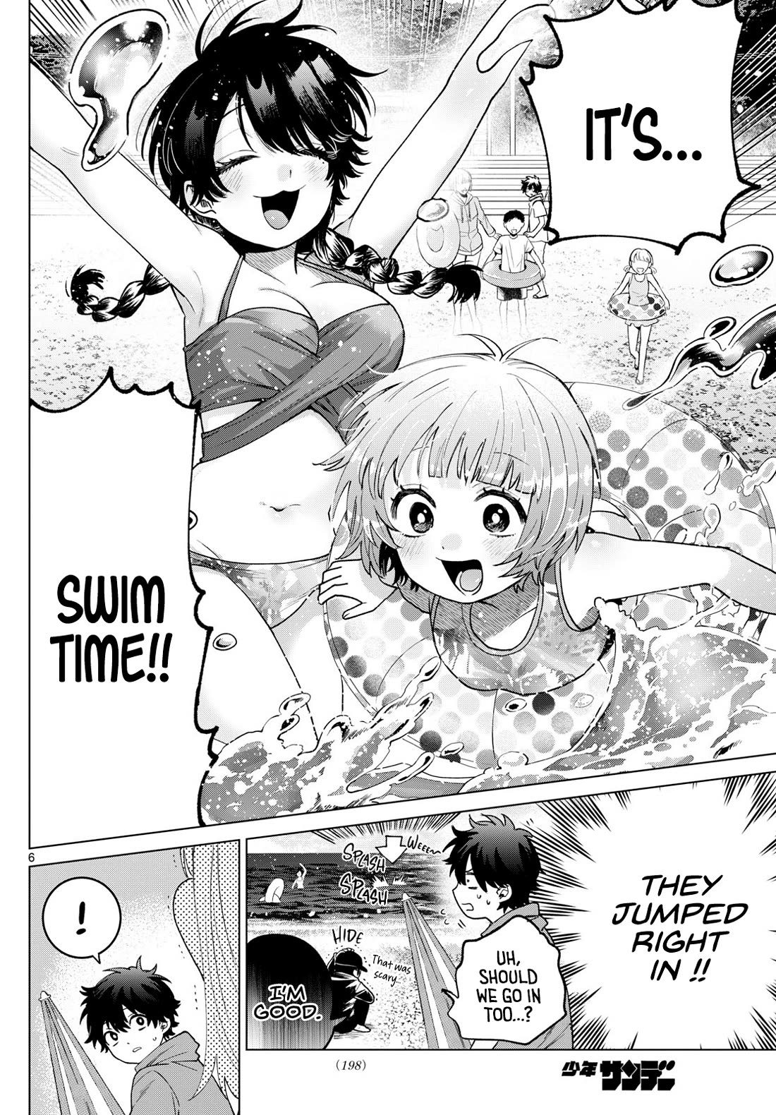 Momose Akira's First Love is a Failure. Chapter 37 page 6 - Chapter 37: Chilling at the Midsummer Beach
