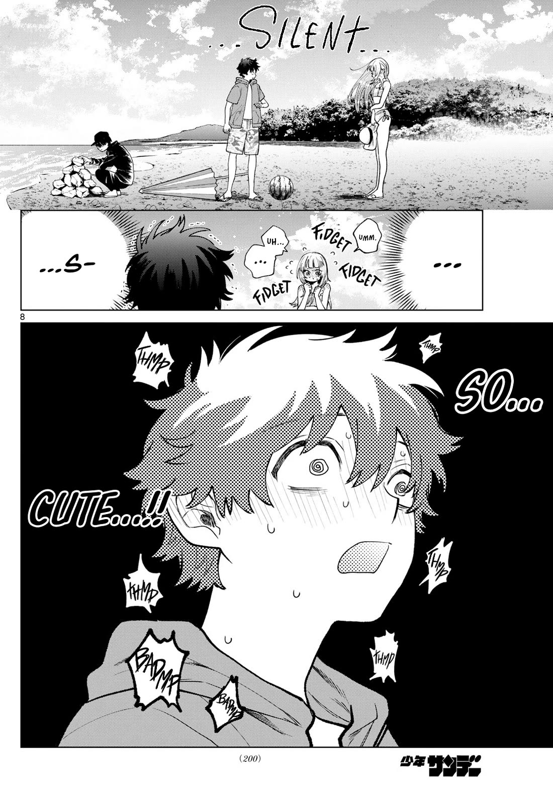 Momose Akira's First Love is a Failure. Chapter 37 page 8 - Chapter 37: Chilling at the Midsummer Beach