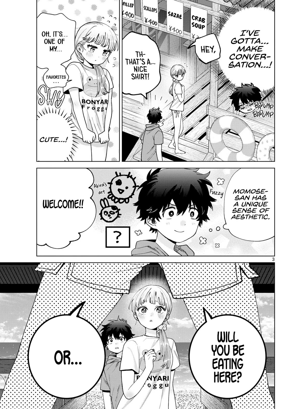 Momose Akira's First Love is a Failure. Chapter 38 page 3 - Chapter 38: Confirming My Feelings for You