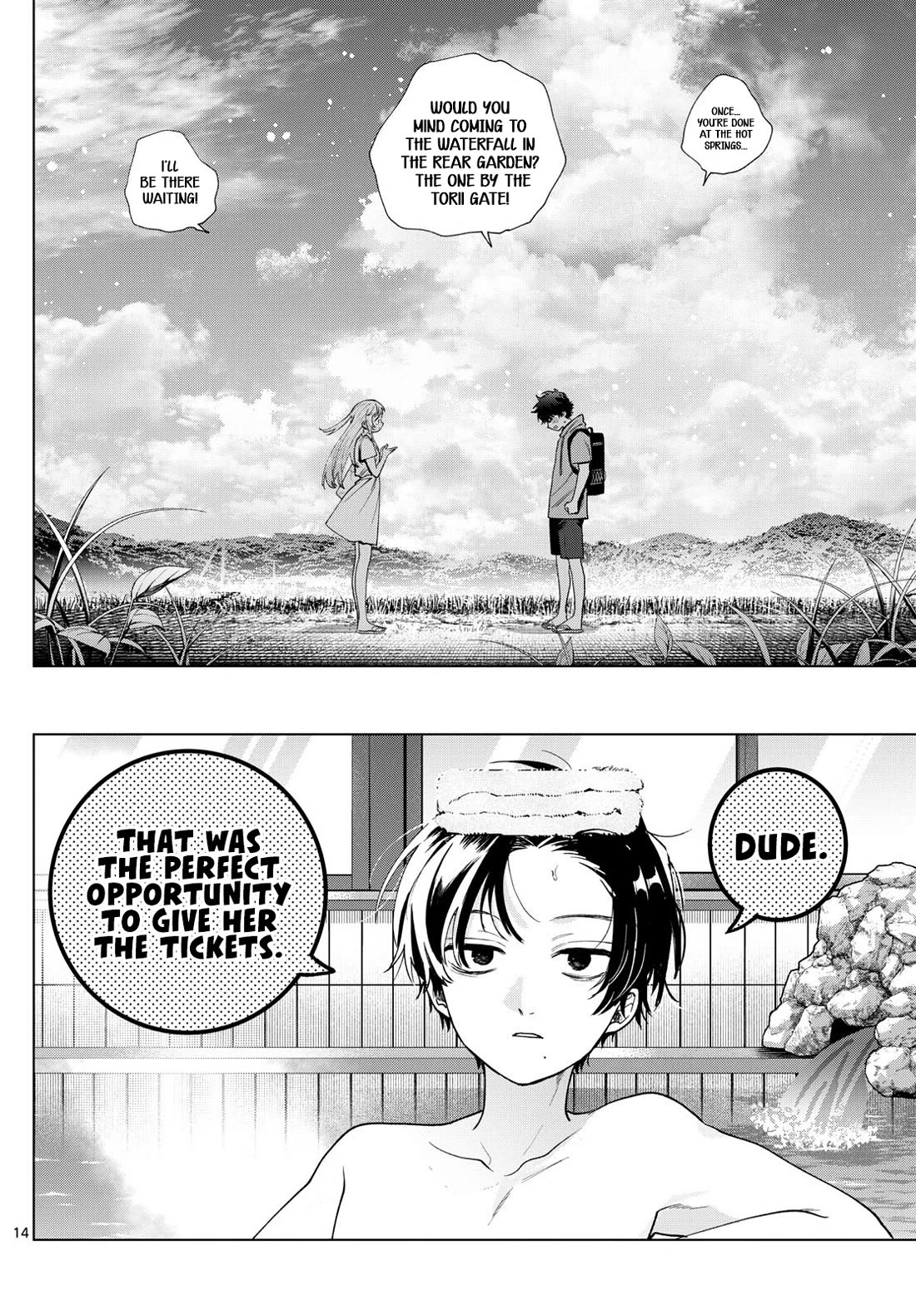 Momose Akira's First Love is a Failure. Chapter 39 page 14 - Chapter 39: Mustering Courage Under The Blue Sky