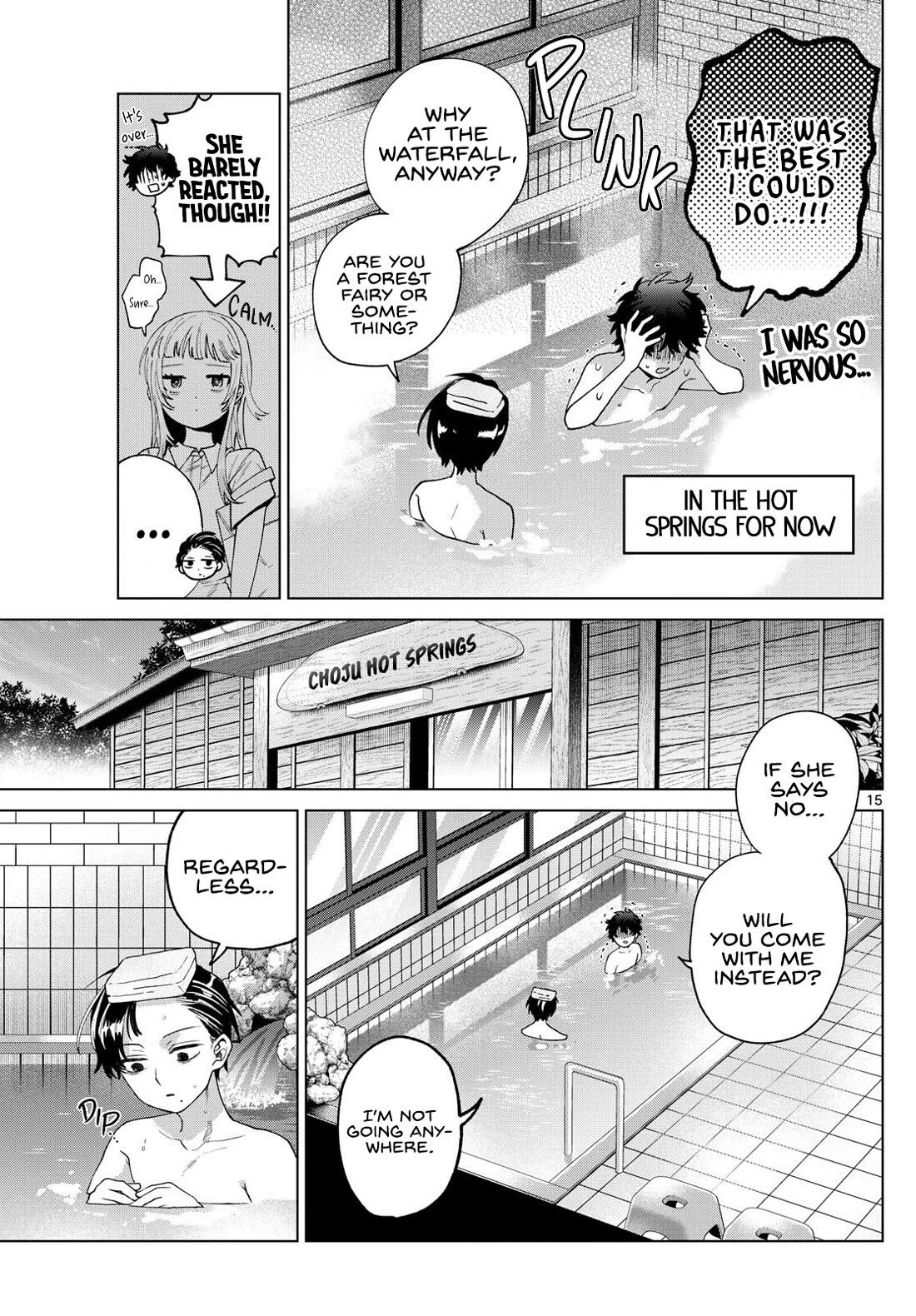 Momose Akira's First Love is a Failure. Chapter 39 page 15 - Chapter 39: Mustering Courage Under The Blue Sky