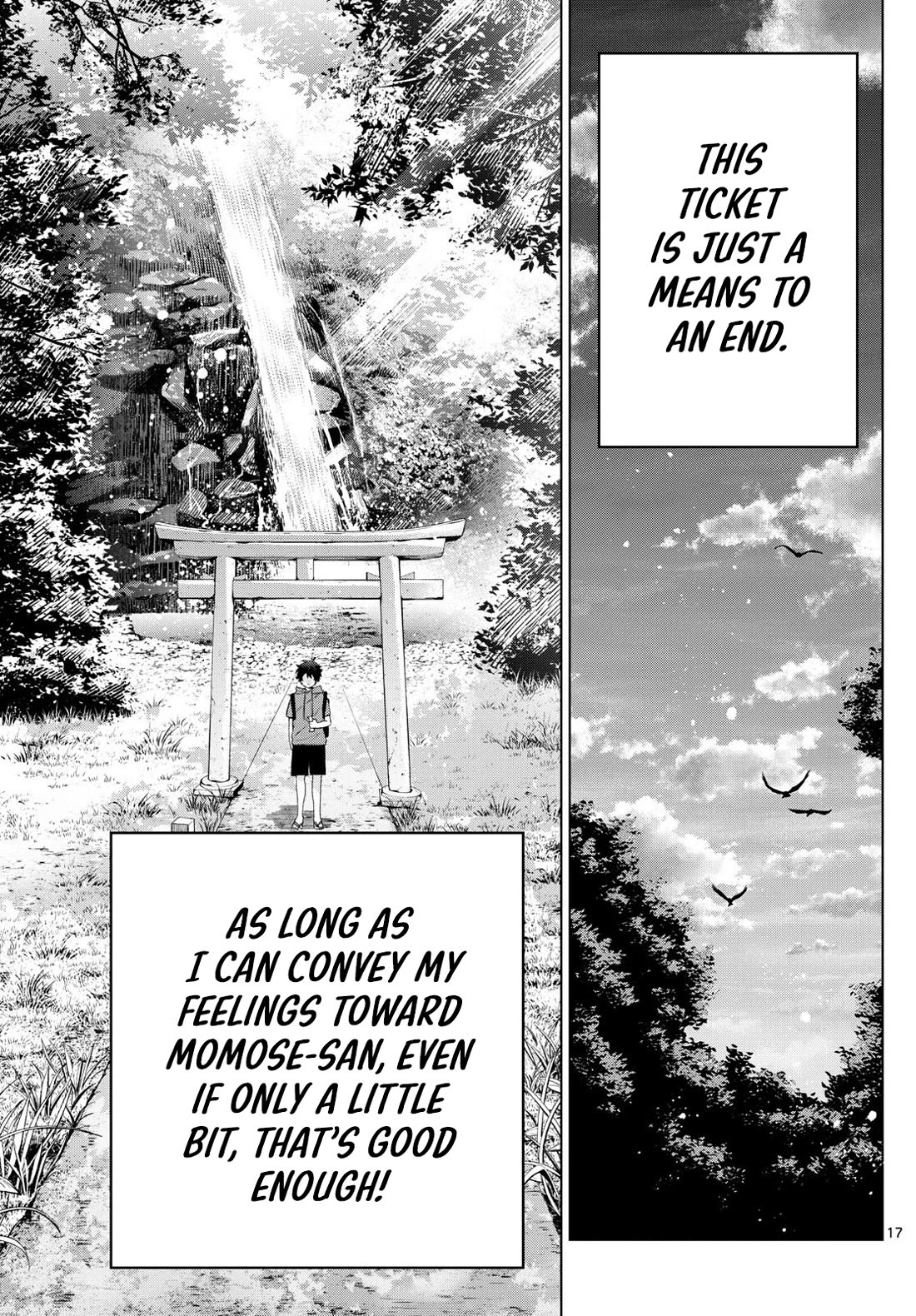 Momose Akira's First Love is a Failure. Chapter 39 page 17 - Chapter 39: Mustering Courage Under The Blue Sky