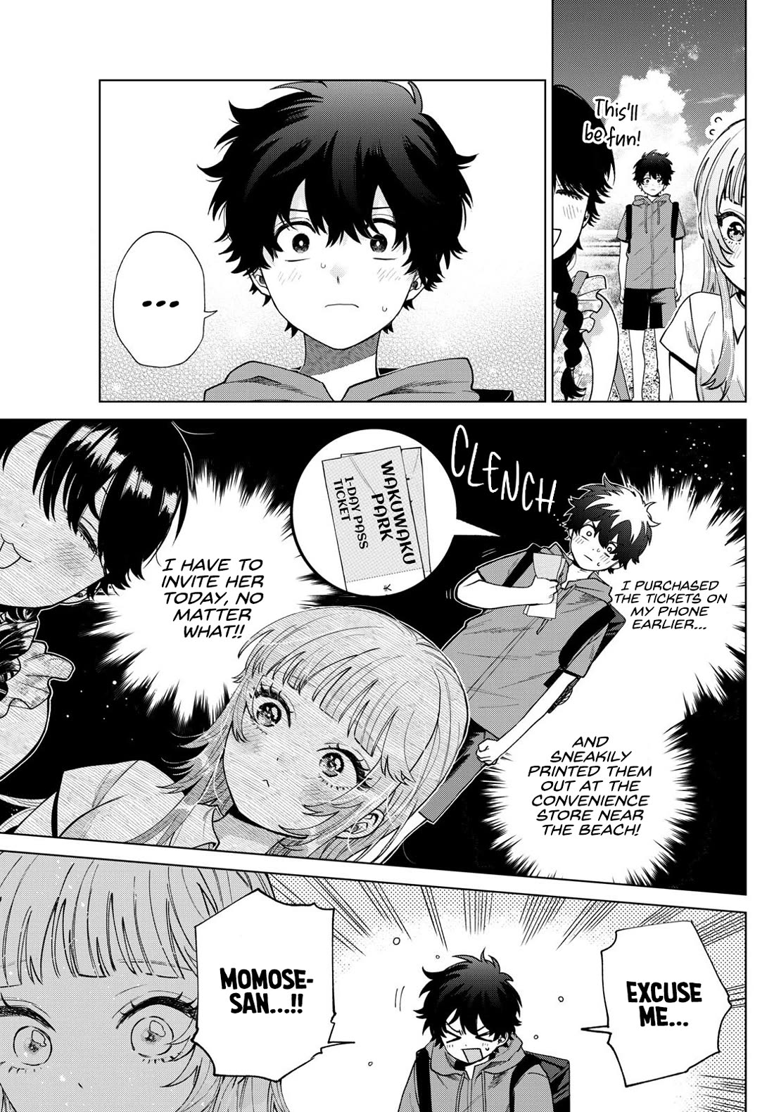 Momose Akira's First Love is a Failure. Chapter 39 page 3 - Chapter 39: Mustering Courage Under The Blue Sky