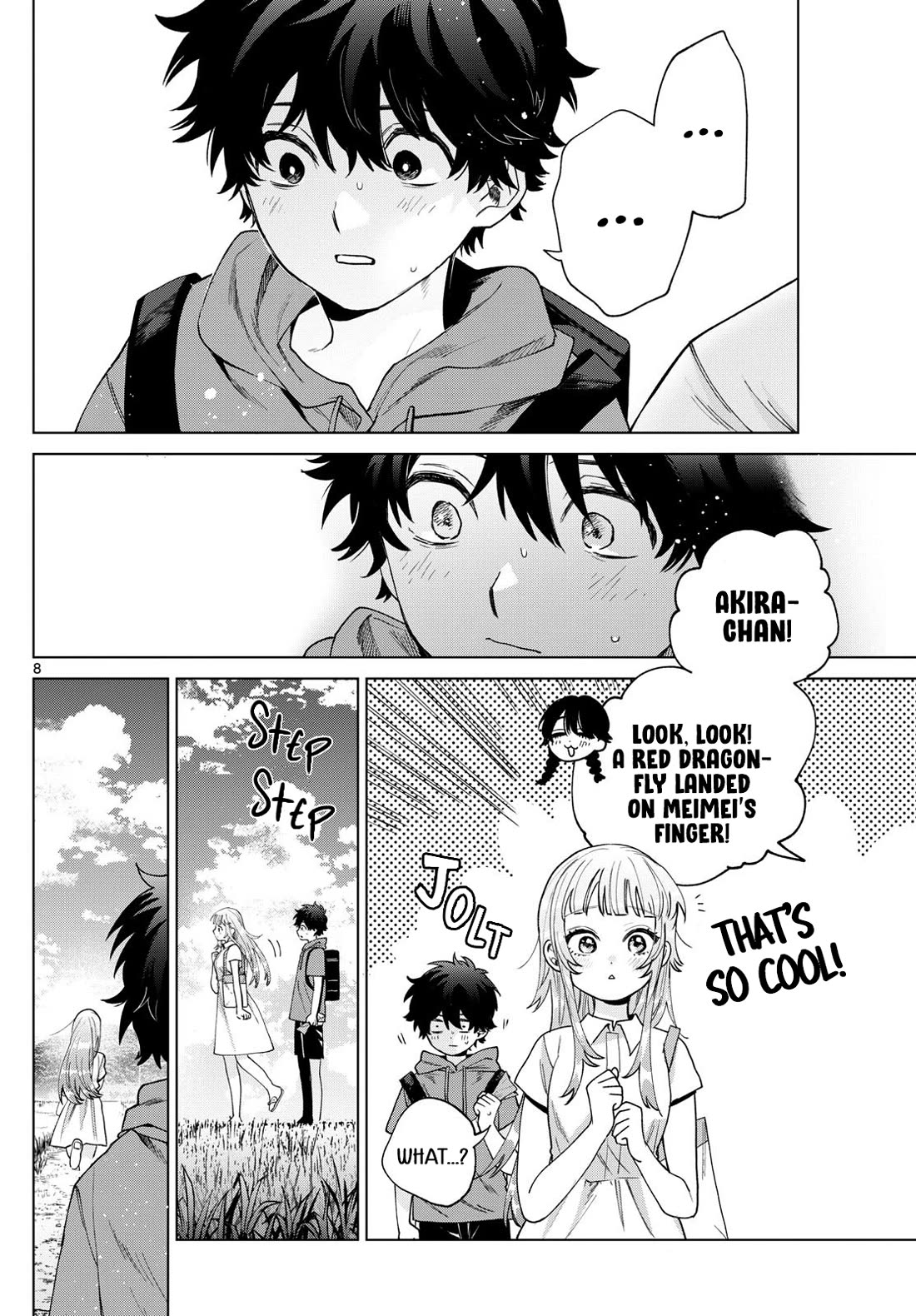 Momose Akira's First Love is a Failure. Chapter 39 page 8 - Chapter 39: Mustering Courage Under The Blue Sky