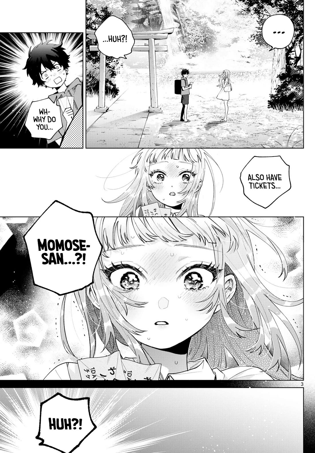 Momose Akira's First Love is a Failure. Chapter 40 page 3 - Chapter 40: Lost in the Midsummer Daze