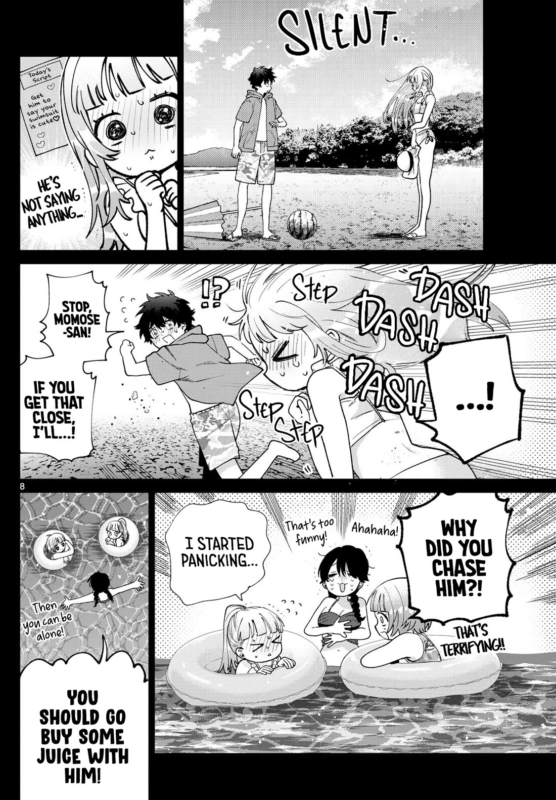 Momose Akira's First Love is a Failure. Chapter 40 page 8 - Chapter 40: Lost in the Midsummer Daze